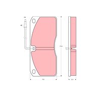 TRW Brzdové destičky GDB761 - Brake Pads
