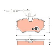 TRW Brzdové destičky GDB793 - Brake Pads