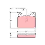 TRW Brake Pads GDB803 - Brake Pads