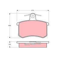 TRW Brake Pads GDB814 - Brake Pads
