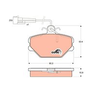 TRW Brzdové destičky GDB833 - Brake Pads