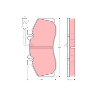 TRW Brzdové destičky GDB842 - Brake Pads