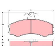 TRW Brake Pads GDB846 - Brake Pads