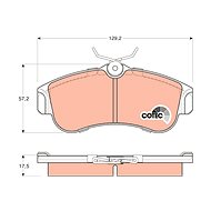 TRW Brzdové destičky GDB848 - Brake Pads