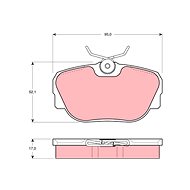 TRW Brake Pads GDB850 - Brake Pads