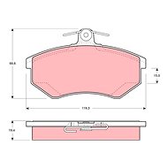 TRW Brake Pads GDB854 - Brake Pads