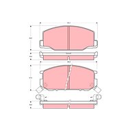 TRW Brake Pads GDB869 - Brake Pads