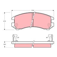 TRW Brake Pads GDB882 - Brake Pads