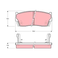 TRW Brake Pads GDB885 - Brake Pads