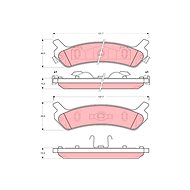 TRW Brake Pads GDB896 - Brake Pads