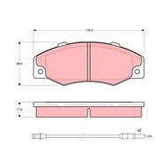 TRW Brzdové destičky GDB903 - Brake Pads