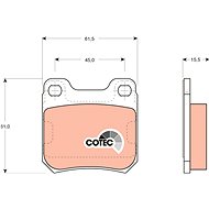 TRW Brake Pads GDB915 - Brake Pads
