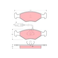TRW Brake Pads GDB960 - Brake Pads