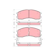 TRW Brzdové destičky GDB981 - Brake Pads