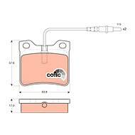 TRW Brzdové destičky GDB985 - Brake Pads