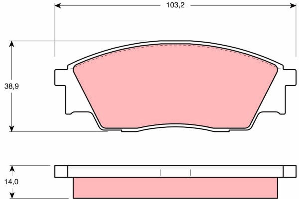 TRW Brake Pads GDB991 - Brake Pads