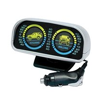 Vehicle clinometer 12V Illuminated - Dashboard Gauge