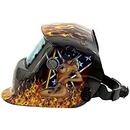 GEKO Welding hood self-welding with flames - Welding helmet