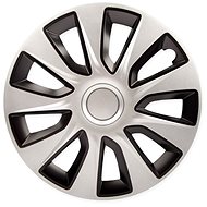 STRATOS DC SILVER/BLACK 16" 4pcs - Wheel Covers