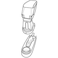 Fitting for Armrest 56076, DAEWOO KALOS - Elbow Rest Adapter