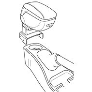 Fitting for Armrest 56082, FORD TOURNEO - Elbow Rest Adapter