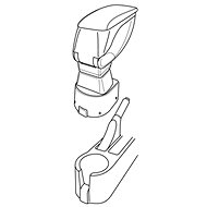 Fitting for Armrest 56091, HYUNDAI GETZ - Elbow Rest Adapter