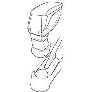 Fitting for Armrest 56092, KIA PICANTO - Elbow Rest Adapter