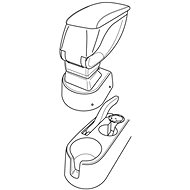 Fitting for Armrest, 56093 KIA RIO - Elbow Rest Adapter