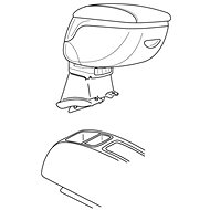 Fitting for Armrest, 56098 OPEL AGILA - Elbow Rest Adapter