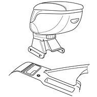 Adapter for Fitting 56119, ŠKODA OCTAVIA I - Elbow Rest Adapter