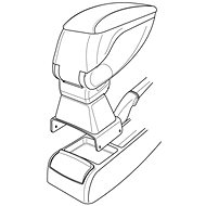 Adapter for Fitting 56144 OPEL ASTRA F - Elbow Rest Adapter