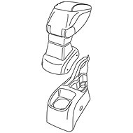 Fitting for Armrest 56190, CHEVROLET AVEO - Elbow Rest Adapter