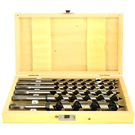 Twist drill bits for wood, set of 6pcs, 6-250mm, length 230mm, in a wooden cassette - Drill Set