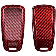 T-carbon for Audi A4/A6/A7, red carbon - Car Key Case