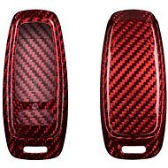 T-carbon for Audi A6/A7/A8, red carbon - Car Key Case