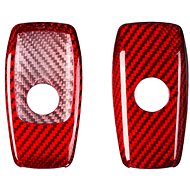 T-carbon for Mercedes Benz AMG, red carbon - Car Key Case