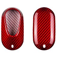 T-carbon for Mercedes Benz S/E/G 2021+ class, red carbon - Car Key Case