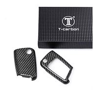 T-carbon for VW/Seat/Skoda newer generation, with ejector key, black - Car Key Case