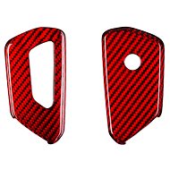 T-carbon for VW Golf 8 new type, red carbon - Car Key Case