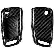 T-carbon for Skoda Octavia, VW Golf 8 with basic key, black carbon - Car Key Case