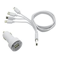 COMPASS Nabíječka telefonu 2,1A (Iphone4/5, micro USB, mini USB, Nokia) - Car Charger