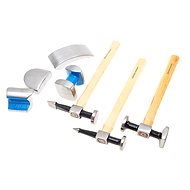 QUATROS QS14753A Bodywork tool set, 3 hammers, 4 bucks - Car Mechanic Tools