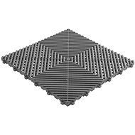 Swisstrax modular floor tiles Ribtrax Pro 40×40 cm Pearl Grey - Plastic Tiles