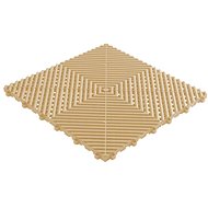 Swisstrax dlaždice modulární podlahy typu Ribtrax Pro 40×40 cm barva Mocha Java béžová - Plastic Tiles