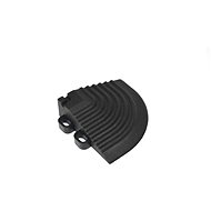 Swisstrax rohový díl pro nájezdovou hranu barva Jet Black černá - Plastic Tiles