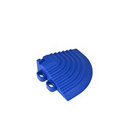 Swisstrax rohový díl pro nájezdovou hranu barva Royal Blue modrá - Plastic Tiles