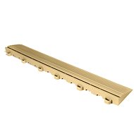 Swisstrax nájezdová hrana 40 cm s oky barva Mocha Java béžová - Plastic Tiles