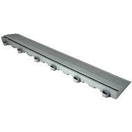 Swisstrax leading edge 40 cm with mesh Slate Grey - Plastic Tiles