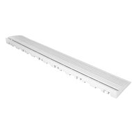 Swisstrax nájezdová hrana 40 cm s čepy barva Arctic White bílá - Plastic Tiles