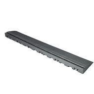 Swisstrax leading edge 40 cm with pins Pearl Grey - Plastic Tiles